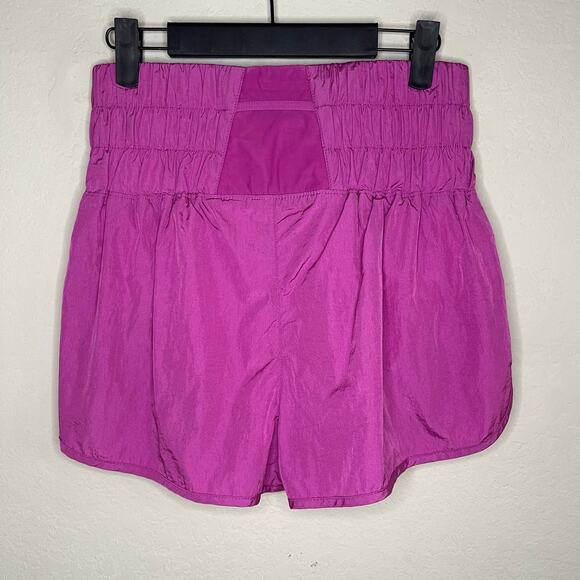 Free People FP Movement The Way Home Running Shorts Magenta Pink/Purple - Size M - Picture 2 of 4